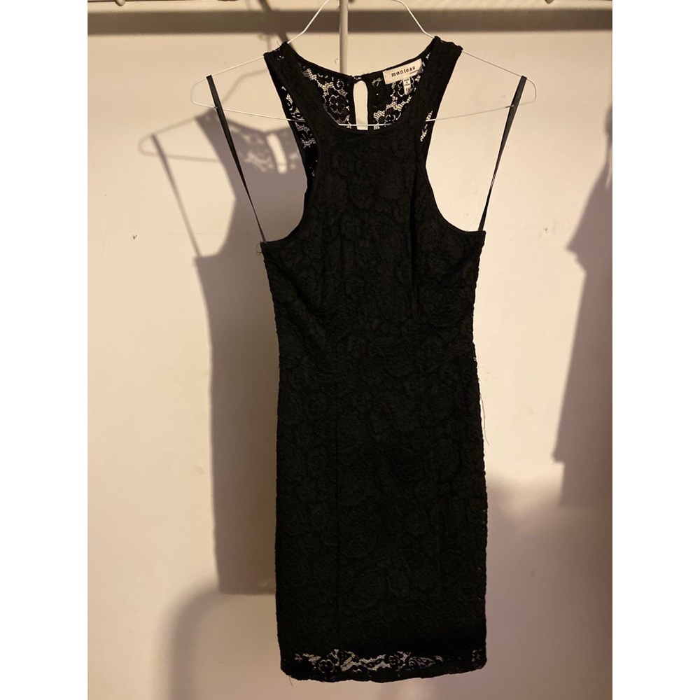 Black lace dress